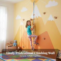 Multi-Size and Shape Rock Climbing Holds Non-Slip Child S Rock Wall Grips Long-Lasting Climbing Holds Easy to Grip for Toddlers, Beginners, Indoor, Home, Kindergarten, Early Education Center