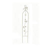 Metal Trellis with Bell Antique-Evocative Metal Trellis Floor-Standing Garden Obelisk for Gardeners, Patio, Balcony