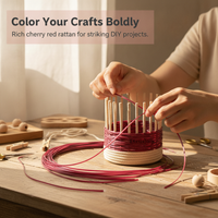 PE Rattan Weaving Material for DIY Baskets, Vases, and Storage Bins