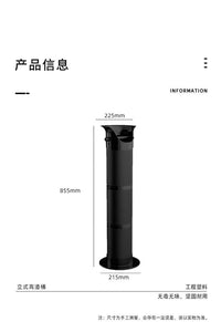 Large Capacity Coffee Grounds Bucket for Commercial Use