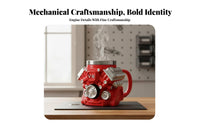 Novelty Gift V8 Engine Cup Resin Exterior V8 Engine Mug Sturdy for Mechanics, Engineers, Garage, Workshop, Workbench