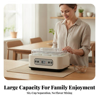 Automatic Yogurt Maker Light Beige Finish Temperatureregulated Yogurt Maker Timer Kitchen Appliance