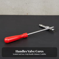 Tire Valve Core Tool Wide Application Valve Core Removal Tool Lightweight and Portable for Car Owners, DIY Enthusiasts, Garage
