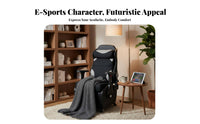 Height Adjustable Ergonomic Gaming Recliner Reclining rearrest Racing design rotate Chair seamless Rolling Casters Computer Seat Lumbar Support for video game enthusiasts, Office Workers, Students, Internet Cafe, Study, Bedroom