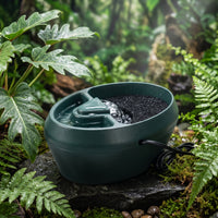 Reptile Water Dispenser Pump-Driven Reptile Water Dispenser Low-Profile Waterer for Terrarium