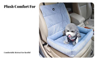 Safety Straps Dog Car Seat easy-clean Cover foldable Pet Travel Box Padded Interior creature travel crate Stable Design for travelers, Cat Owners, journey journeys, Home