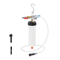 Transparent Brake Fluid Extractor Compact Pneumatic Fluid Extractor Handheld Oil Change Machine Wide Compatibility for Garage, Workshop