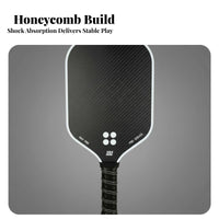 Lightweight Pickleball Paddle High-Rotation Texture Carbon Fiber Pickleball Paddle Ergonomic Grip for Beginners, Tournaments, Backyard