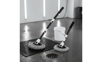 Highly Absorbent Telescopic Car Wash Brush Wet and Dry Use Long Handle Car Cleaning Mop Detachable Head Automotive Accessory