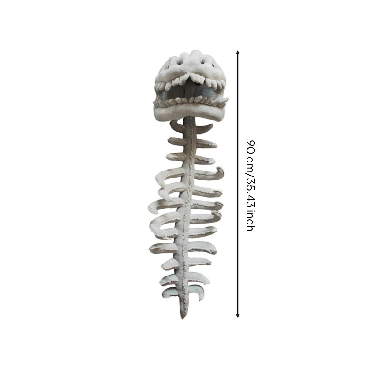 Dinosaur Skeleton Hood Stuffed Dinosaur Skeleton Headpiece 3D for Cosplayers