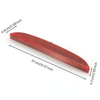 Center Elevated Position Third Brake Light Easy to Install Third Brake Light Assembly Curved Elevated Position Stop Lamp for Mechanics