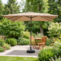 Rectangular Patio Umbrella Waterproof Rectangular Umbrella with Tilt Adjustable for Homeowners, Shop Owners, Garden, Balcony, Storefront