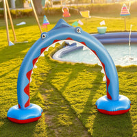 Inflatable Archway Portable Inflatable Arch Arch with Ground Bases Outdoor Event for Children, Poolside, Backyard