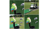 Soft Golf Club Cover with Cartoon Bird Knitted Course Wood Headcover Padded Course Wood Cover Shielding for Adults