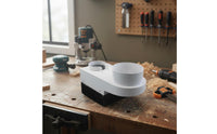 Push-Pull Design CNC Spindle Dust Shoe Easy to Install Spindle Dust Cover Wider Suction Area Machine Accessory Sturdy Material for Engraving, Woodworking