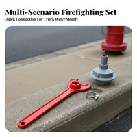Multi-Function Fire Hydrant Wrench Long-Lasting Fire Hydrant Spanner Wrench Versatile Firefighting Equipment Precision Grip for Truck Drivers, Municipal Workers, Maintenance Personnel, Emergency Team, Outdoor, Construction Sites