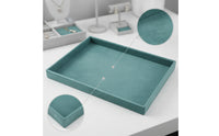 Jewelry Organizer Tray Velvet Jewelry Storage Tray Flocked for Drawer, Dresser