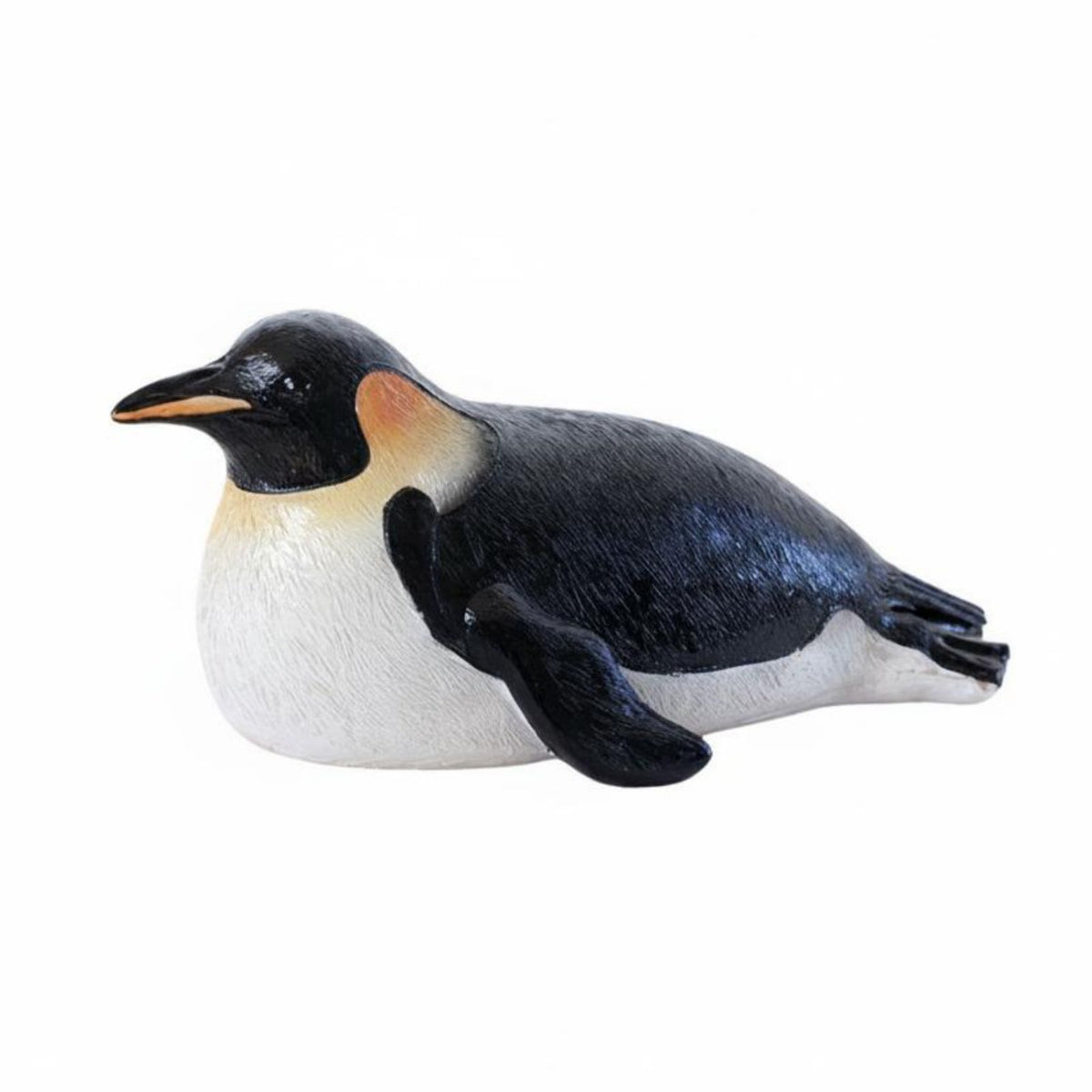Buoyant Penguin Statue Outdoor Use Animal Figurine True-to-Life Display Item for Pool