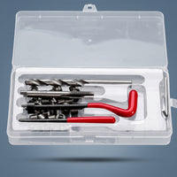 Compact Thread Repair Tool Kit with Case Organized Thread Chaser Tool Set with Storage Case Comprehensive Precision for Mechanics, DIYers, Hobbyists, Garage, Workshop