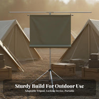 Portable Telescopic Map Stand Multi-Purpose Camping Screen Stand Foldable Display Tripod for Teachers, Exhibitors, Presenters, Exhibitions, Outdoor, Classroom, Office