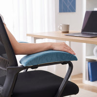Ergonomic Armrest Cushion with Clips Padded Chair Armrest Pad Adjustable Detachable for Gamers