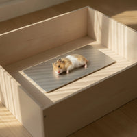Hamster Cool Plate Metal Aluminum Cooling Plate Hamster Cooling Mat Flat for Hamsters
