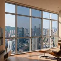Blackout Window Film for Home Office Privacy, Opaque Window Tint Film Home with 99% UV Protection, Wide 152x200cm PET Material, Modern Style