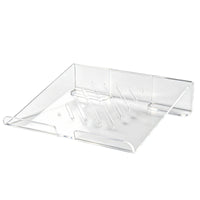 Acrylic Laptop Stand Ventilated Laptop Riser Cooling Notebook Stand for Office, Study