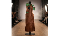 Tree Costume Lightweight Brown Tree Outfit Cutout Arms Wood Trunk Costume