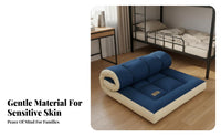 Student Dorm Mattress Pad Soft Quilted Mattress Topper Breathable Thick Tatami Mat for Students, Renters, Dormitory, Apartment, Guestroom