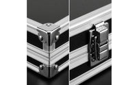 Aluminum Storage Box Lightweight Hard Shell Case with Latch Secure Storage for Travel