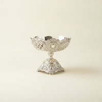 Embossed Dessert Bowl Footed Dessert Bowl Vintage for Table Styling