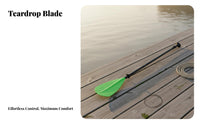 Adjustable Stand-up Paddleboard Paddle Lightweight Adjustable Kayak Paddle 3 Piece Kayak Oar Anti-Slip Grip Aquatic Activities