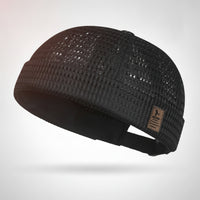 Brimless Hat with Adjustable Strap Lightweight Mesh Cap with Adjustable Strap Brimless Hat Summer Mesh Cap Comfortable