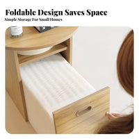 Foldable Design Accordion Paper Bench Space-Saving Accordion Paper Stool Multi-Functional foldable Seating No Assembly Required for Small Apartment Dwellers, Event Planners, Office Managers, Living Room, Entryway, Entrance Hall, Parties