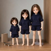 Doll Clothes Hoodie Set for Cotton Dolls 10cm, 15cm, 20cm