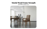 With supportrests Upholstered Accent Chair Highspine Support supportchair Sturdy Wood Legs Seating Furniture Thickly Cushioned for Seniors, Office Workers, Homeowners, Study Room, Bedroom, perusing corner