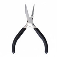 Half Round Concave Jaw Pliers Non-Slip Grip Concave Round Nose Pliers Miniature Size Craft Supply for Crafters