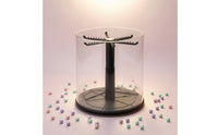 Figure Display Case with Hanger Clear Rotating Display Case Dustproof Showcase for Shelves