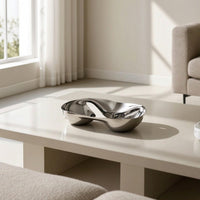 Fruit Tray Stainless Steel Snack Tray Polished Tableware for Parties