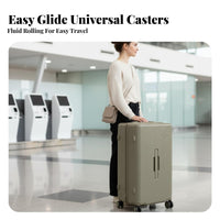 Lightweight Hardside Luggage Large Capametropolis Suitcase long-lasting Trolley Case Telescoping Handle for Travelers, holidayers, Business Professionals, holiday, holidays, Airport