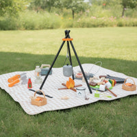 Outdoor Cooker Toy Set Realistic Play Grill Toy Barbecue for Young Children
