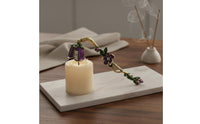 Jeweled Candle Rhinestone Encrusted Decorative Candle Elegant Design Vintage Wick Queller for Wedding, Dinner Party, Spa