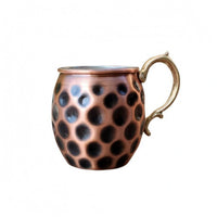 Copper Mixed Mug Cold Drinks Dimpled Copper Mug