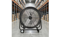 Portable Drum Fan with Wheels Wheeled Industrial Drum Fan with Wheels Heavy Duty for Garage