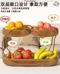 Multi-layer Fruit Basket Storage Rack for Home and Living Room