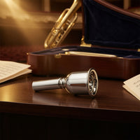 Tuba Embouchure Piece Silver Replacement Tuba Embouchure Piece Responsive for Practice