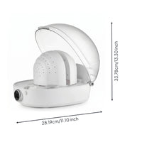 Touch Panel Hat Care Machine Clear Dome Cover Cap Steaming Machine Child Lock Steam Hat Cleaner Perforated