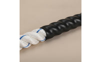Heavy-Duty Battle Rope Braided Battle Rope with Shielded Wrap Thick Long-Lasting for Fitness Enthusiasts, Athletes, Functional Fitness, Home Gym