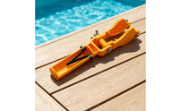 Secure Pool Pole Bracket Easy-Install Pole Holder with Clip Lightweight Clip with Clamp Long-Lasting for Maintenance Technicians, Swimming Pools